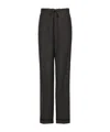 Maison Margiela Drawstring Casual Pants In Black