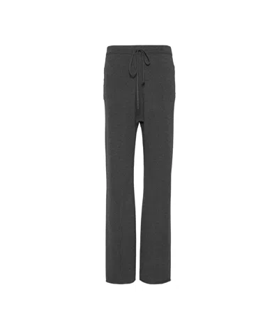 Maison Margiela Drawstring Casual Pants In Black
