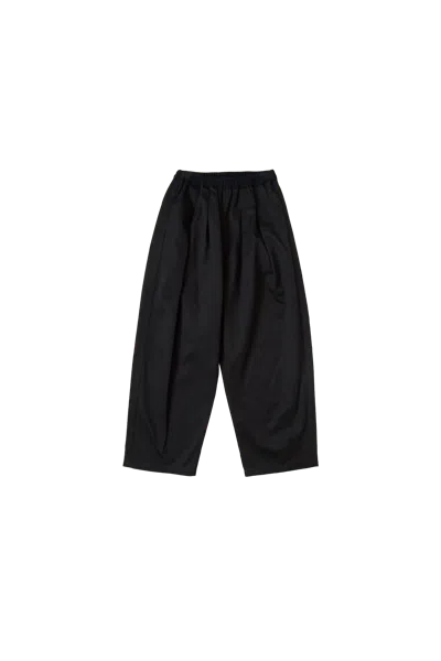 Maison Margiela Wide-leg Pleated Cotton-gabardine Trousers In Black