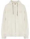 Maison Margiela Numerical Logo Hooded Sweatshirt In Neutrals