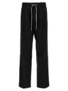 Maison Margiela Drawstring Pants With Darts In Black