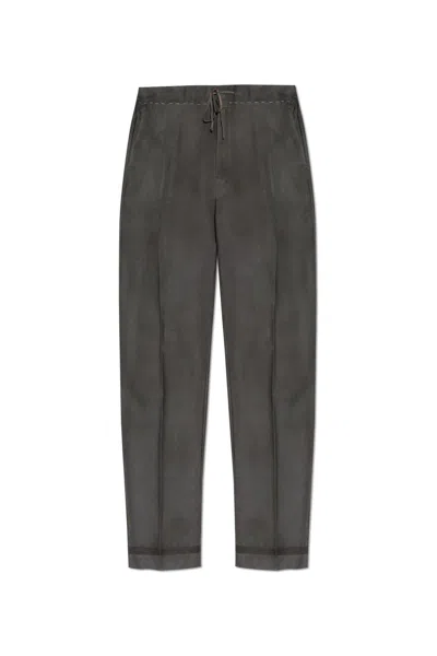 MAISON MARGIELA DRAWSTRING STRAIGHT-LEG TROUSERS