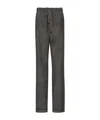 Maison Margiela Drawstring Straight-leg Trousers In Black