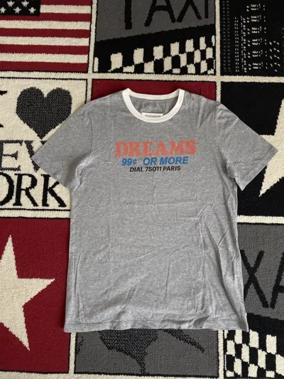 Pre-owned Maison Margiela Dreams 99c Or More Tee In Grey
