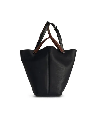 Maison Margiela 'dress Age' Black Lear Bag