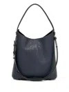 Maison Margiela Dress-age Hobo Dual-strap Leather Tote Bag In Blue