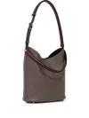 Maison Margiela Dress Age Leather Tote Bag In Brown
