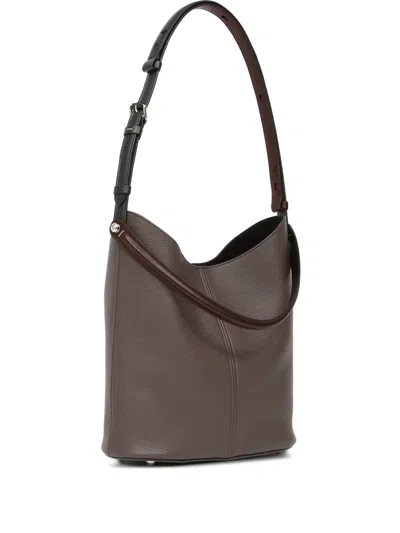 Maison Margiela Dress Age Leather Tote Bag In Brown