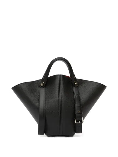 Maison Margiela Dress-age Small Leather Handbag In Black