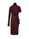 Maison Margiela Dress In Black/red