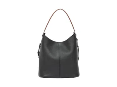 Pre-owned Maison Margiela Dressage Hobo Bag In Black/chestnut