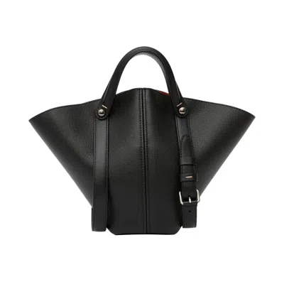 Pre-owned Maison Margiela Dress-age Small Leather Handbag 'black/orange' | Men's Size Onesize
