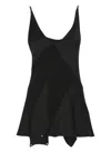 Maison Margiela Viscose Mini Suit In Black