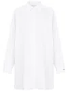 Maison Margiela Drop-shoulder Cotton Shirt In Optical White
