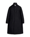 Maison Margiela Drop Shoulder Oversized Coat In Black