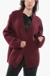 Maison Margiela Drop Shoulder Wool Cardigan