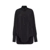 Maison Margiela Viscose Long-sleeve Shirt In Black