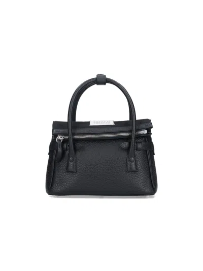 Maison Margiela East West Black Leather Bag