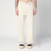 Maison Margiela Ecru Cotton Trousers Men