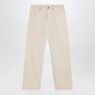 Maison Margiela Ecru Cotton Trousers