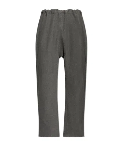 Maison Margiela Elastic Waist Casual Pants In Gray