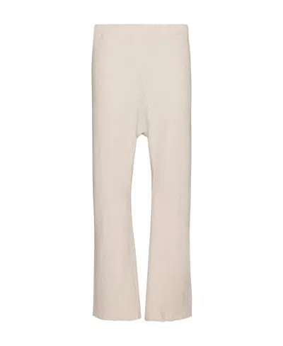 Maison Margiela Elasticated Waist Flared Joggers In Nude