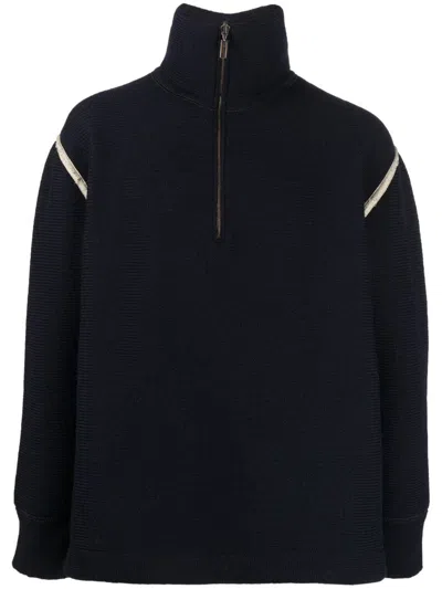 MAISON MARGIELA ELBOW-PATCH KNITTED JUMPER