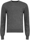 Maison Margiela Pullover Mit Ellenbogen-patches In Grau