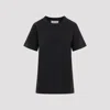 Maison Margiela Four-stitch Cotton T-shirt In Black
