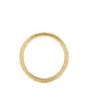 Maison Margiela Engraved Numbers Single Earring In Yellow