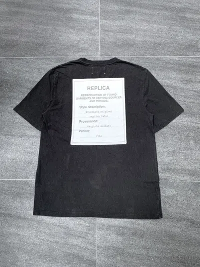 Pre-owned Maison Margiela Faded 1994 Oversized Replica Tshirt