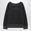 Maison Margiela Faded Black Sweatshirt In Cotton With Logo
