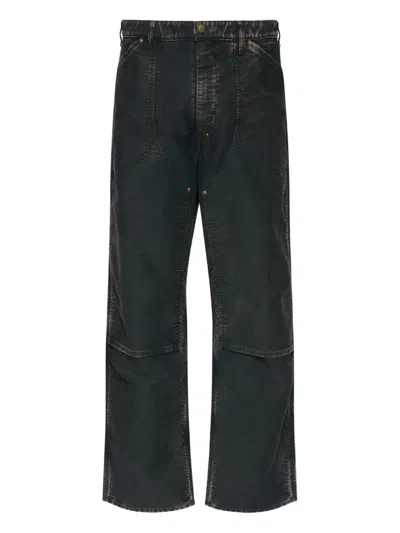 Maison Margiela Straight Leg Carpenter Jeans In Black