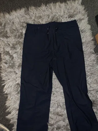 Pre-owned Maison Margiela Final Price Flared Margiela Trouser Cropped Ken Iijma In Blue