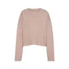 Maison Margiela Firm Fleece Sweatshirt Woman Powder In Neutral