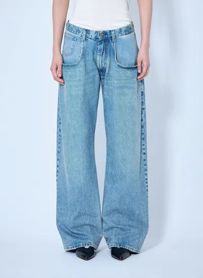 Maison Margiela Five Pocket Jeans In Blue