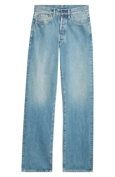 Maison Margiela Five-pocket Straight Leg Jeans In Blue