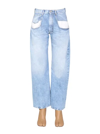 Maison Margiela Five Pockets Jeans In Blue