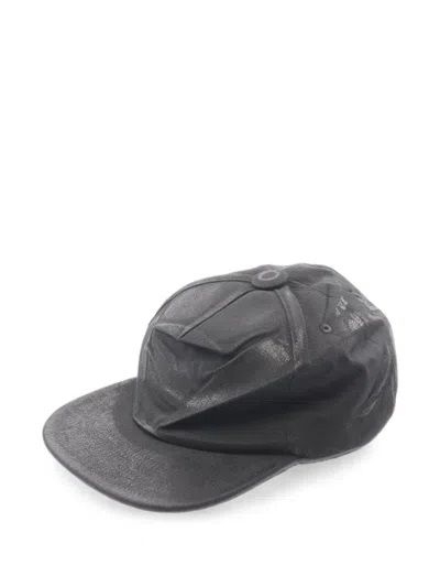 Pre-owned Maison Margiela Flap-peak Baseball Cap In Black