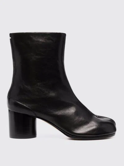 MAISON MARGIELA FLAT ANKLE BOOTS MAISON MARGIELA WOMAN COLOR BLACK,H19945002