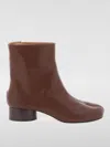 Maison Margiela Flat Ankle Boots  Woman Color Brown