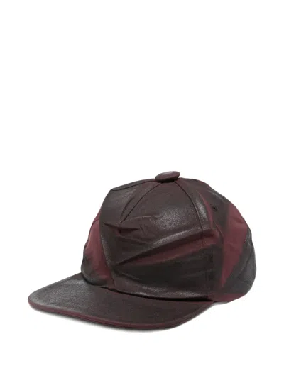Maison Margiela Flat-peak Baseball Cap In Brown