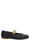 Maison Margiela Lamb Leather Ballerinas With Delicate Instep Strap