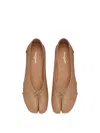 Maison Margiela Tabi Split-toe Leather Ballet Flats