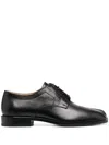Maison Margiela Brown Tabi Lace-up Oxfords In Black