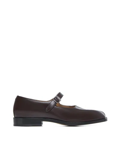 Maison Margiela Flat Shoes In Chic Brown