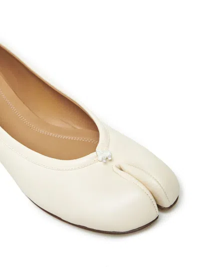 Maison Margiela Flat Shoes In White