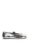 Maison Margiela Tabi Ballerina Broken Mirror Shoes In Animal Print