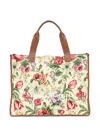 MAISON MARGIELA MAISON MARGIELA FLORAL TOTE BAG