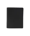 Maison Margiela Folding Leather Wallet In Black